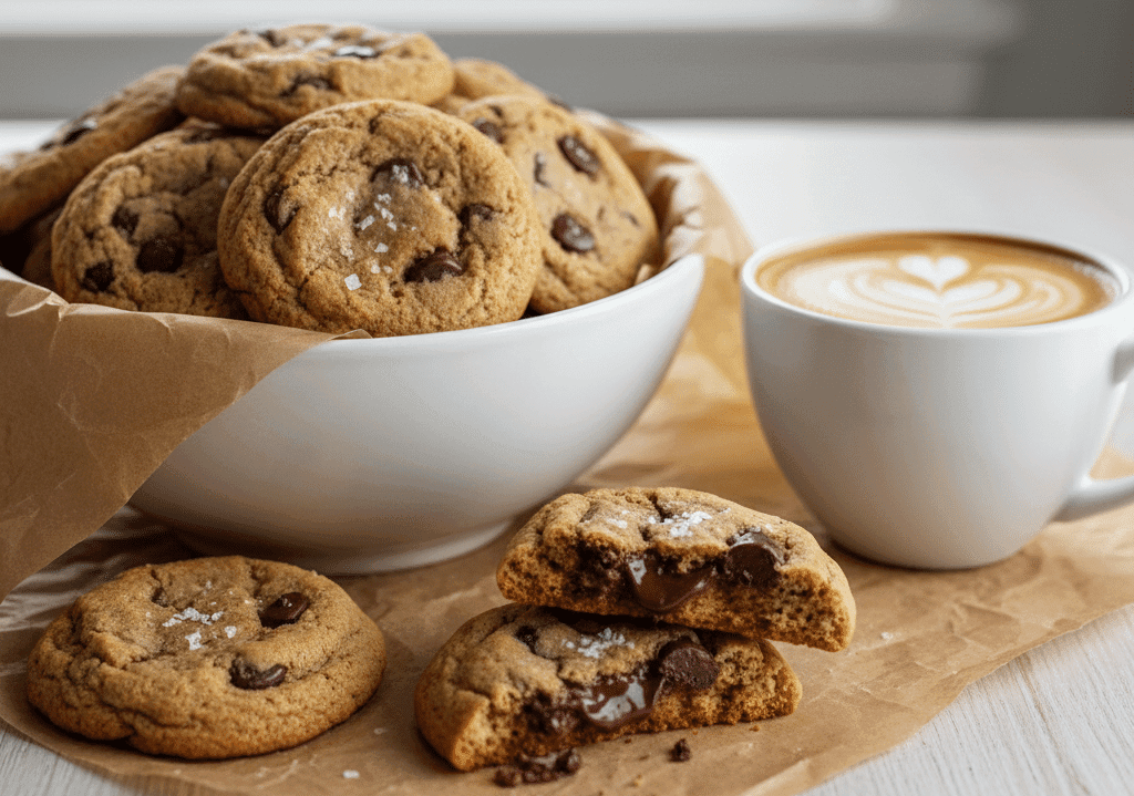 Galletas sin gluten con chocolate (gluten-free chocolate chip cookies)