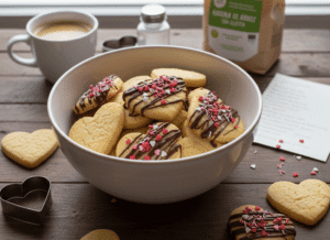 Galletas de Mantequilla para San Valentín