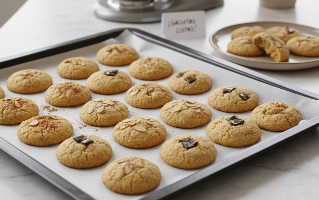 Galletas sin gluten para postres caseros fáciles
