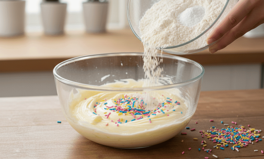Explosión de Confeti (Funfetti Cookies)