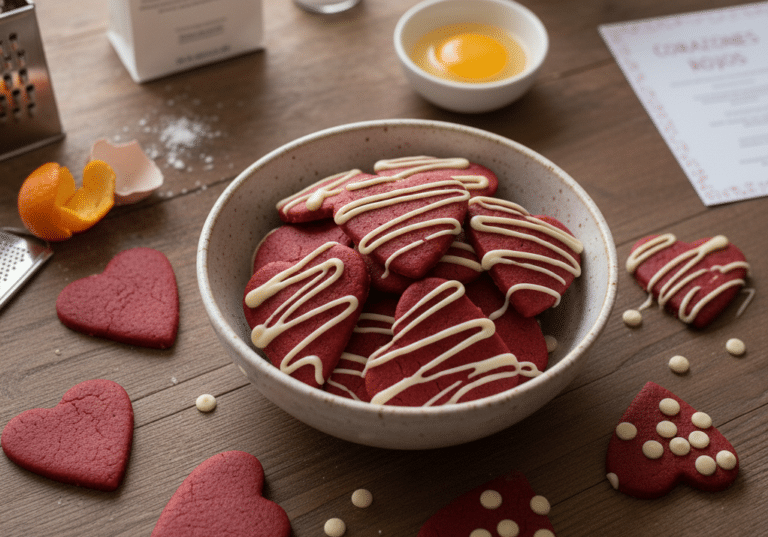 Receta de corazones Rojos para San Valentín