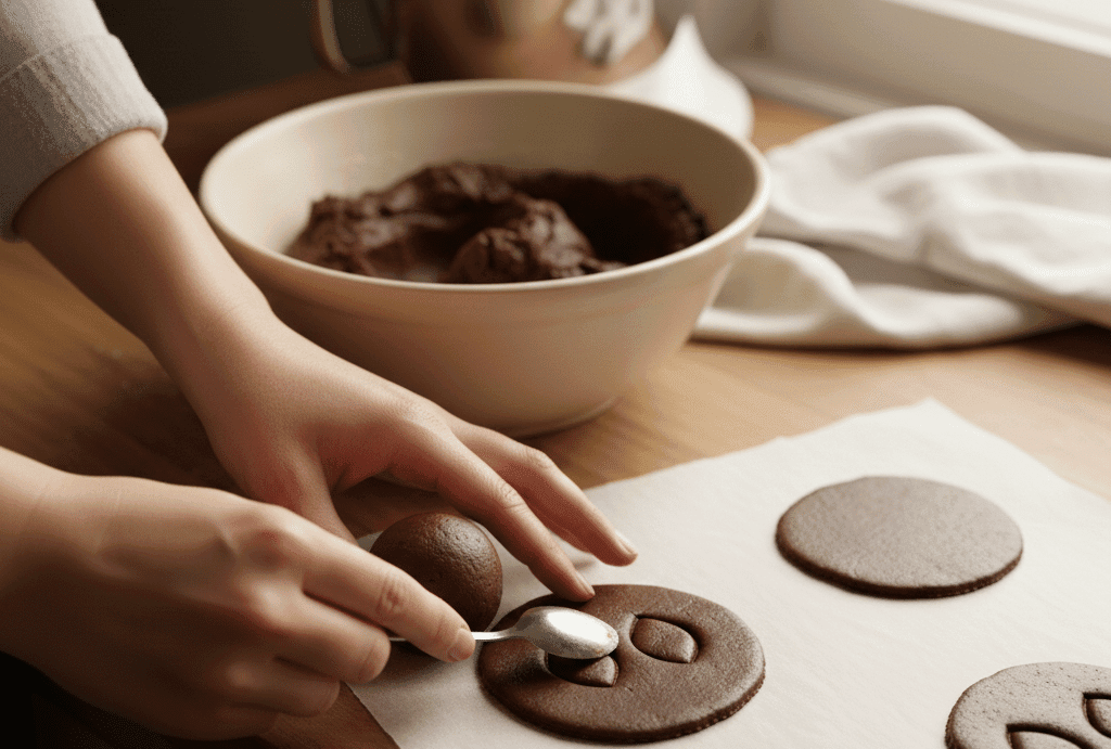Galletas "Antifaz" de Chocolate
