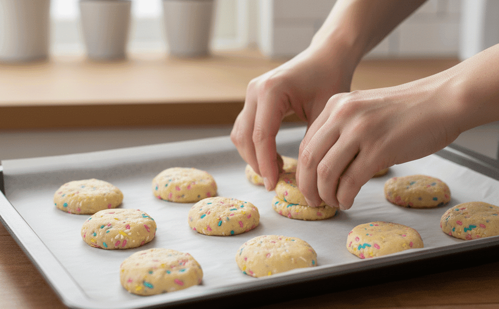 Explosión de Confeti (Funfetti Cookies)