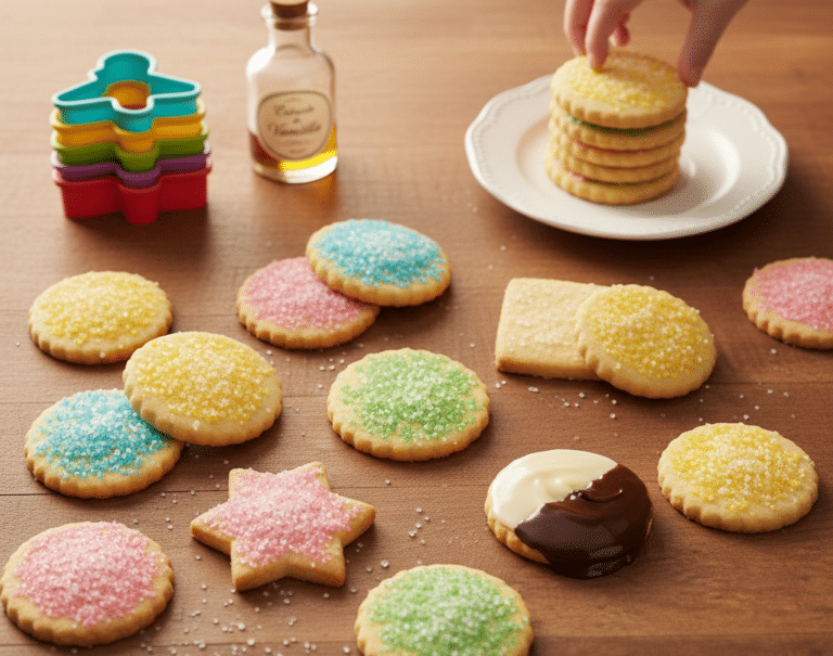 Galletas sin gluten con azúcar para decorar