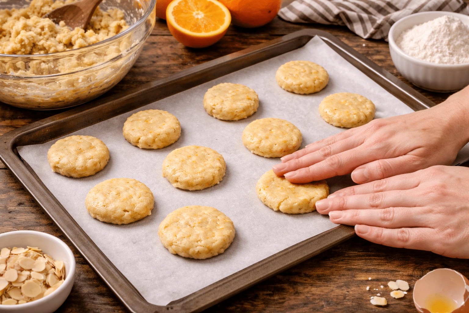 Galletas de Harina de Arroz y Naranja sin TACC