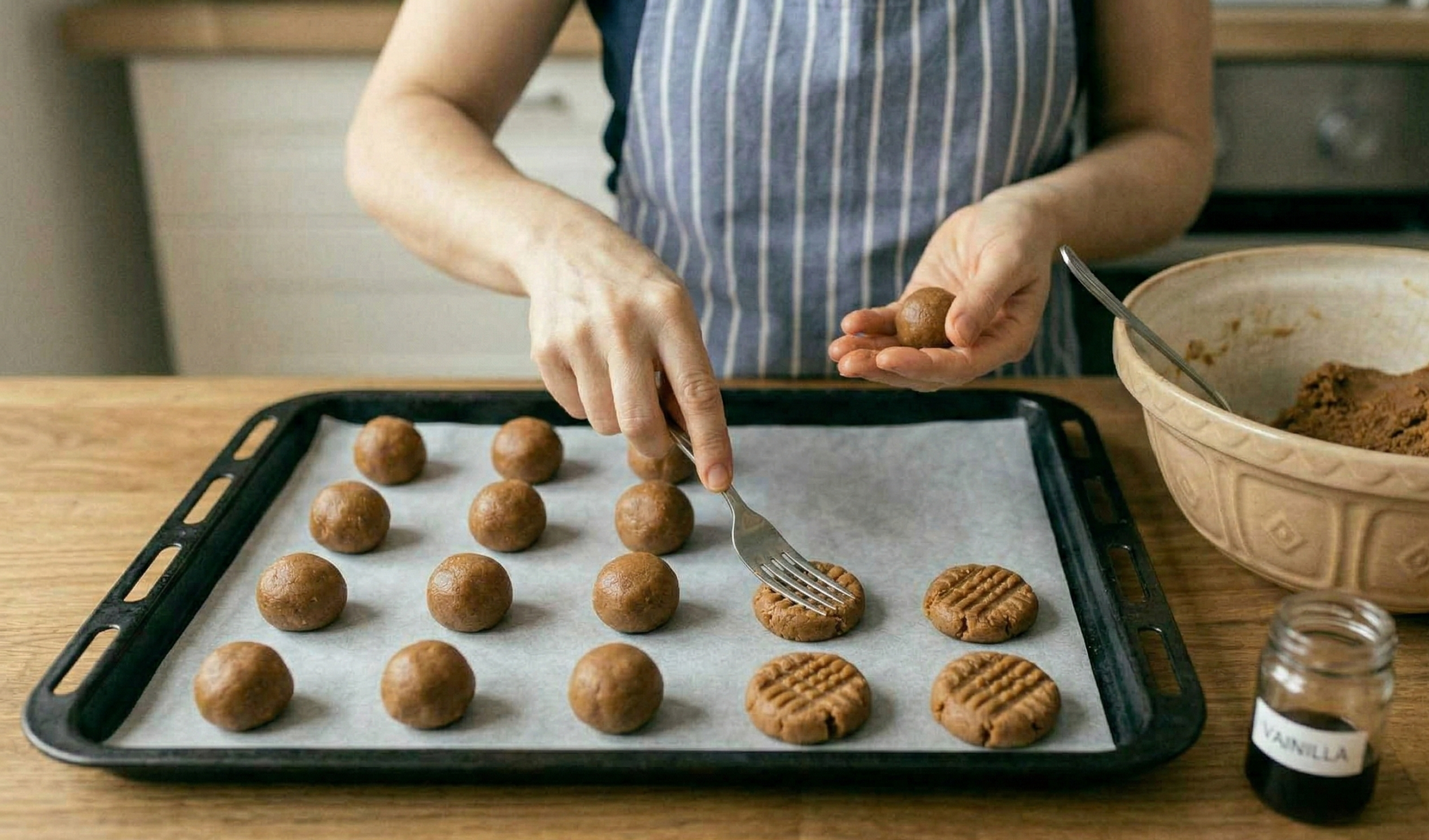 Receta para el día del padre de galletas sin Harina