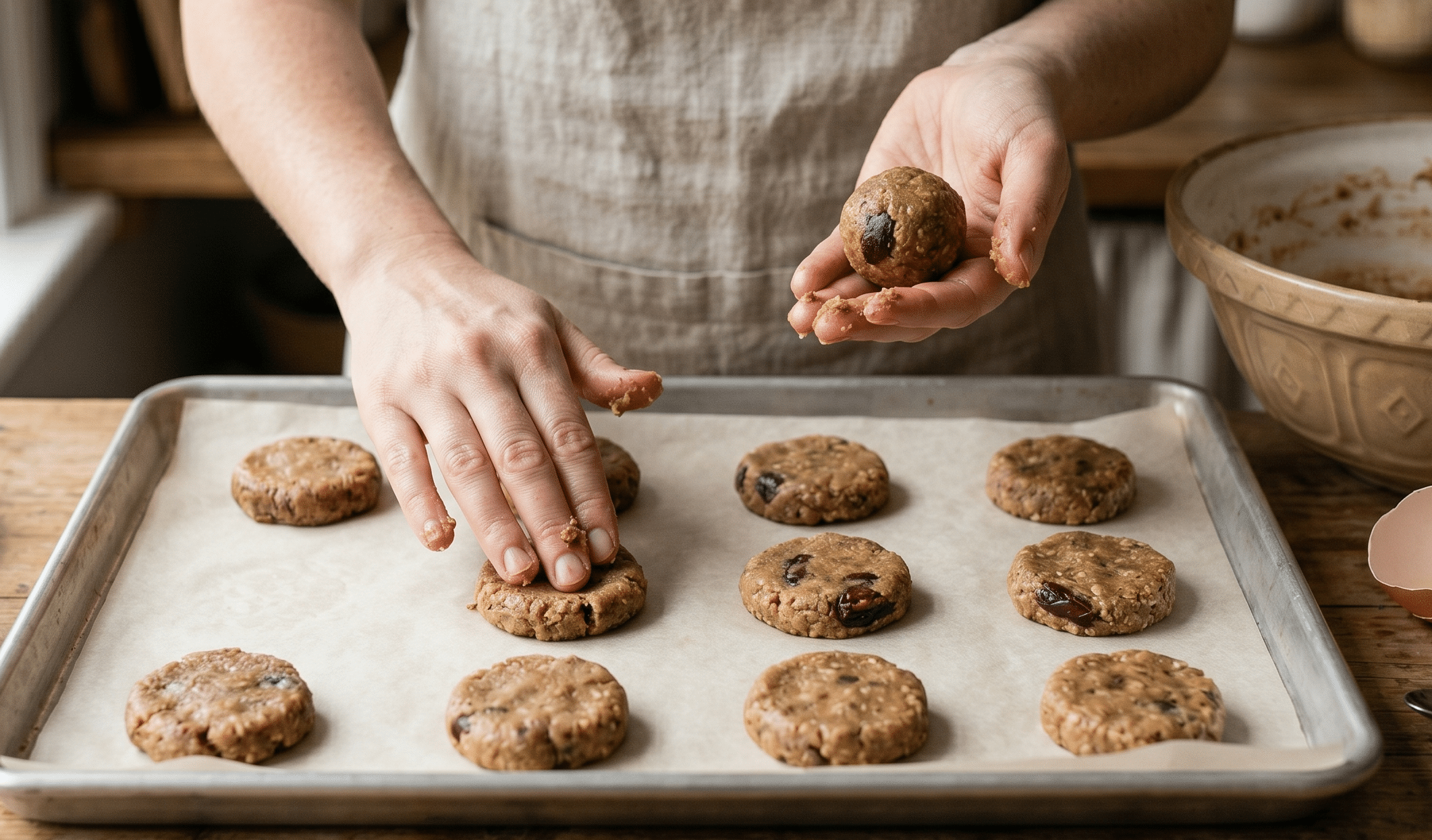 Receta casera para el día de la madre Galletas sin gluten y sin azucar