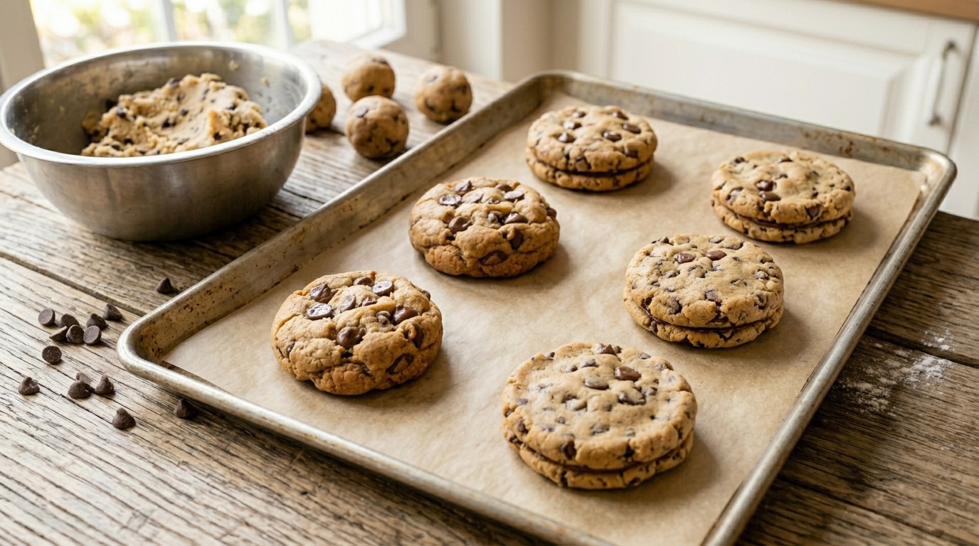 RECETA DE CRUMBL COOKIES rellenas de crema de chocolate las galletas más virales