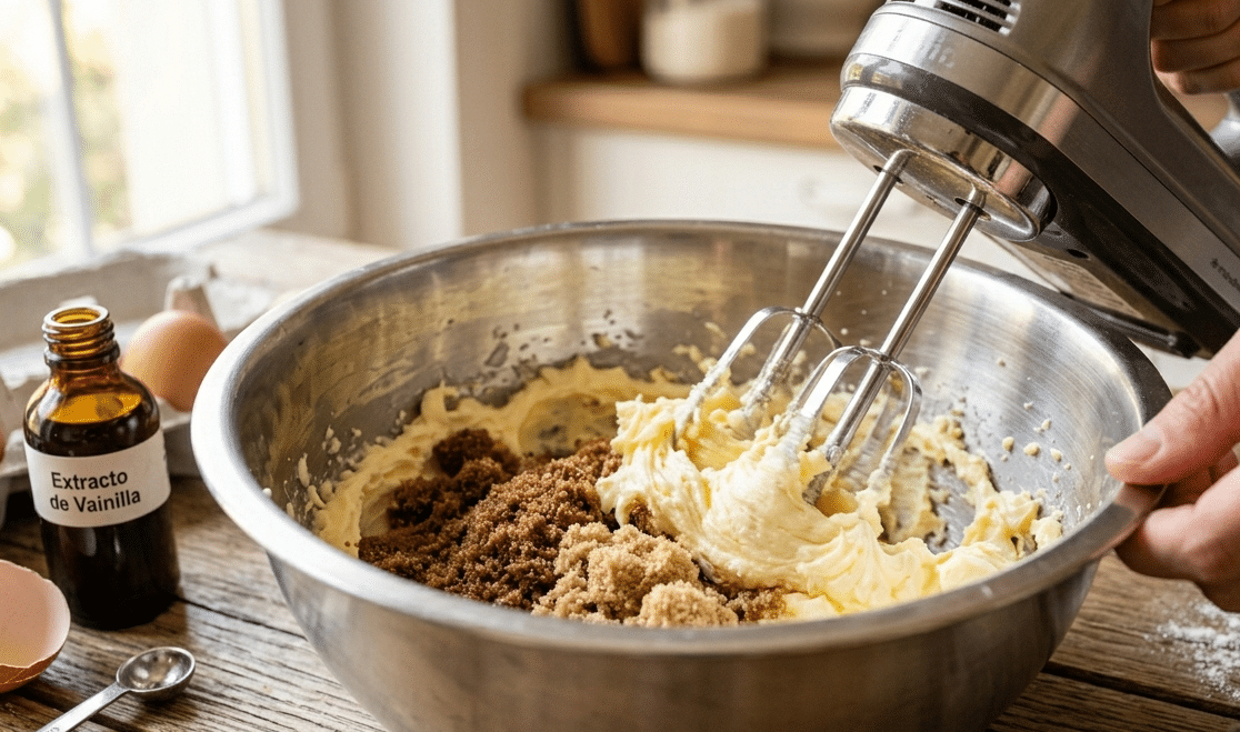 RECETA DE CRUMBL COOKIES rellenas de crema de chocolate las galletas más virales