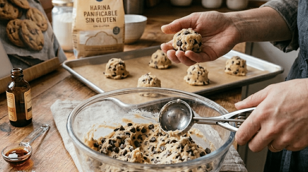 Galletas Estilo "New York" Receta Sin Gluten