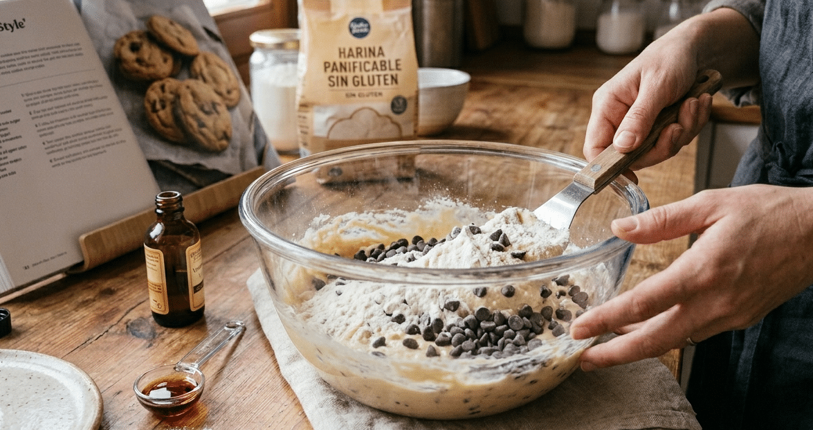 Galletas Estilo "New York" Receta Sin Gluten