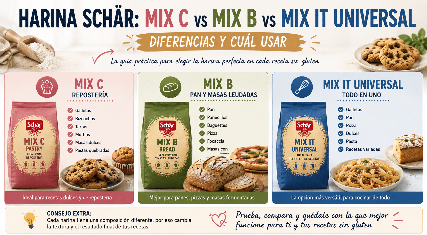 Mix It Universal: la harina para tener un poco de todo
