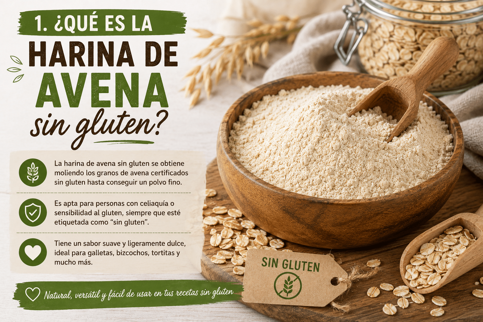 todo sobre la harina de avena