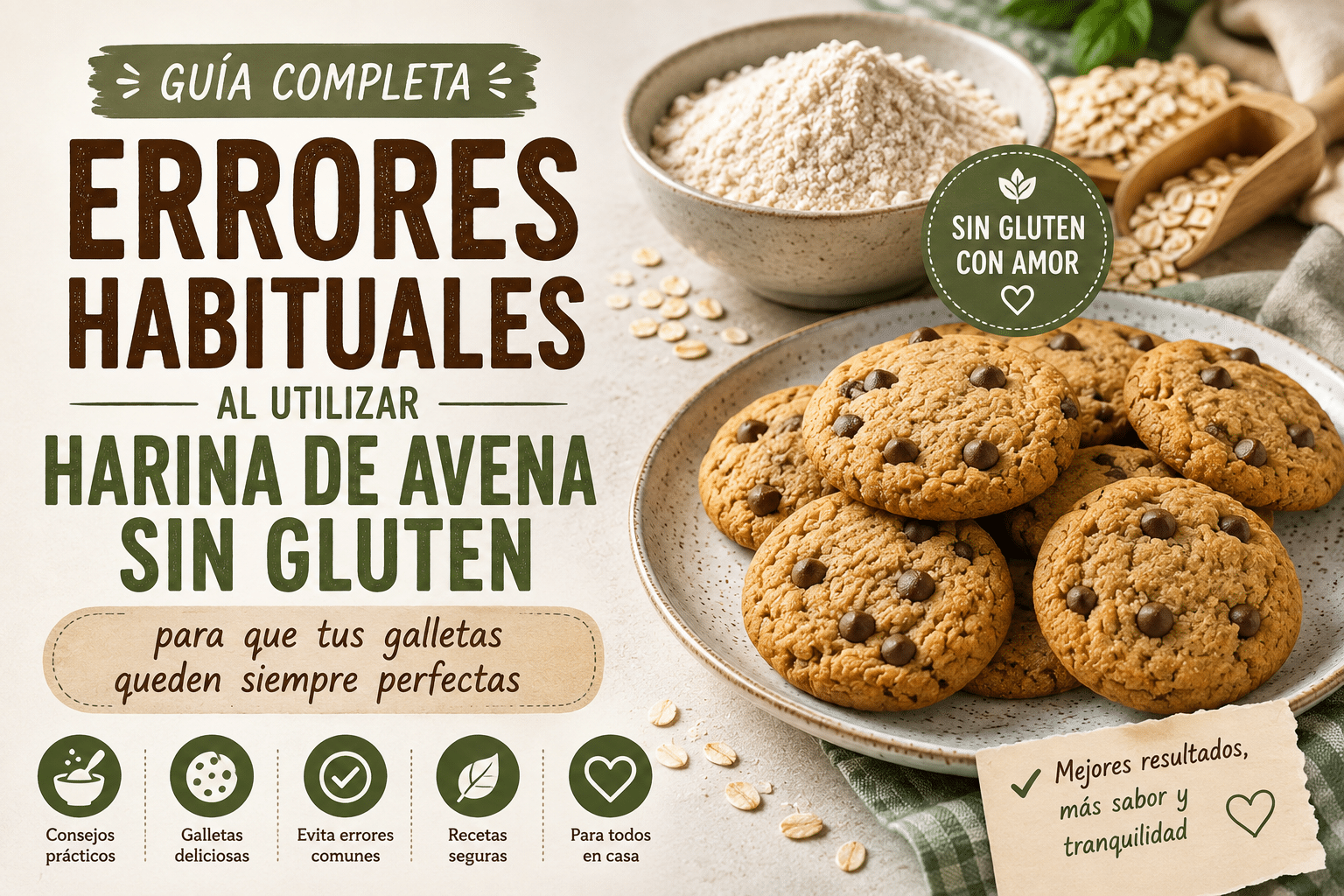 Errores habituales al utilizar harina de avena sin gluten