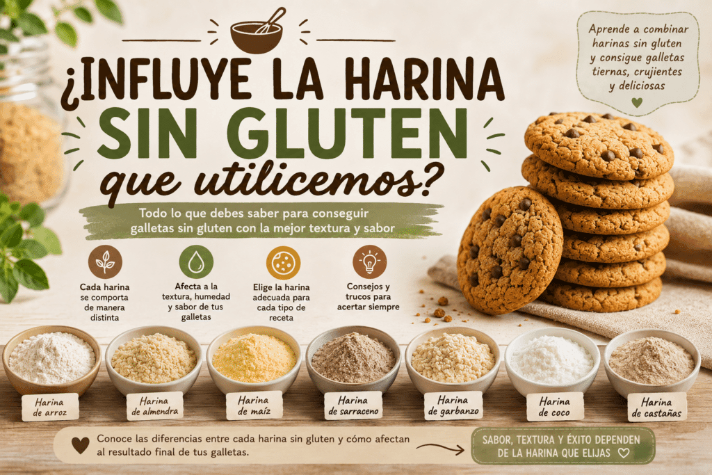 ¿Influye la harina sin gluten que utilicemos?