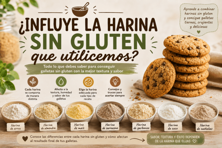 ¿Influye la harina sin gluten que utilicemos?
