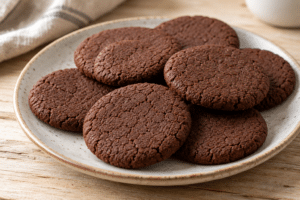 Galletas de arroz y cacao en Thermomix sin gluten y sin huevo