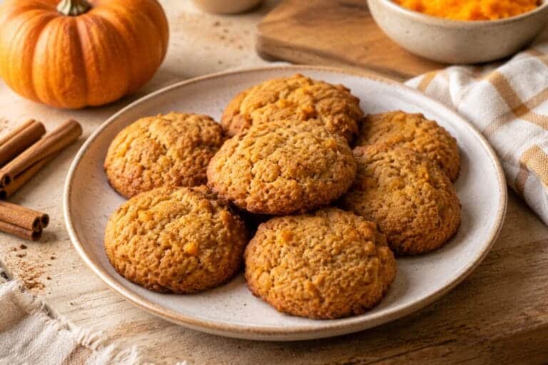 Galletas de calabaza y canela sin gluten terminadas en airfryer