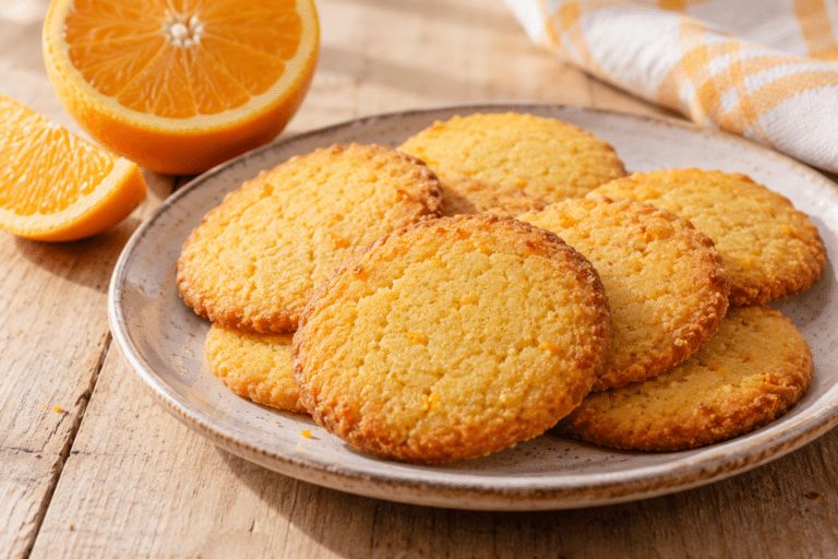 Galletas de maíz y naranja en airfryer sin gluten