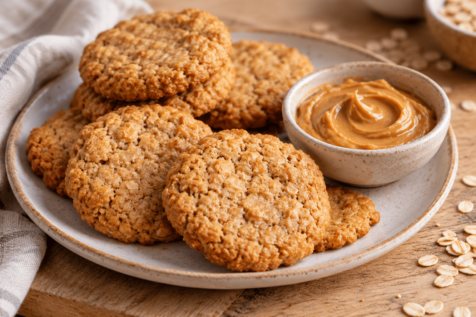 Galletas proteicas de avena y cacahuete en airfryer sin gluten