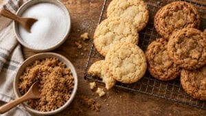 Azúcar blanco o azúcar moreno en galletas sin gluten: diferencias y cuál usar