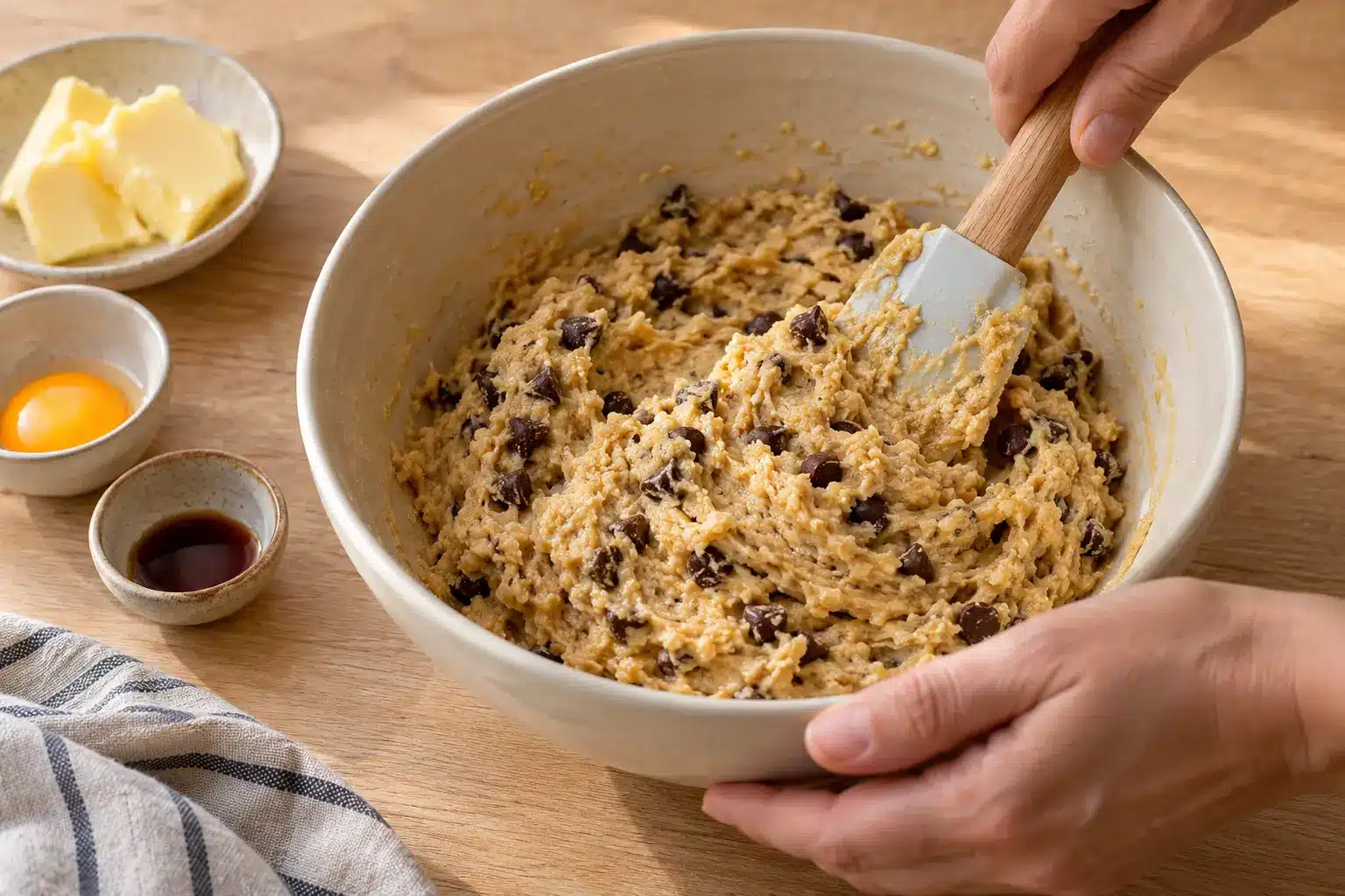 Paso 2: preparar la masa de arroz y chocolate