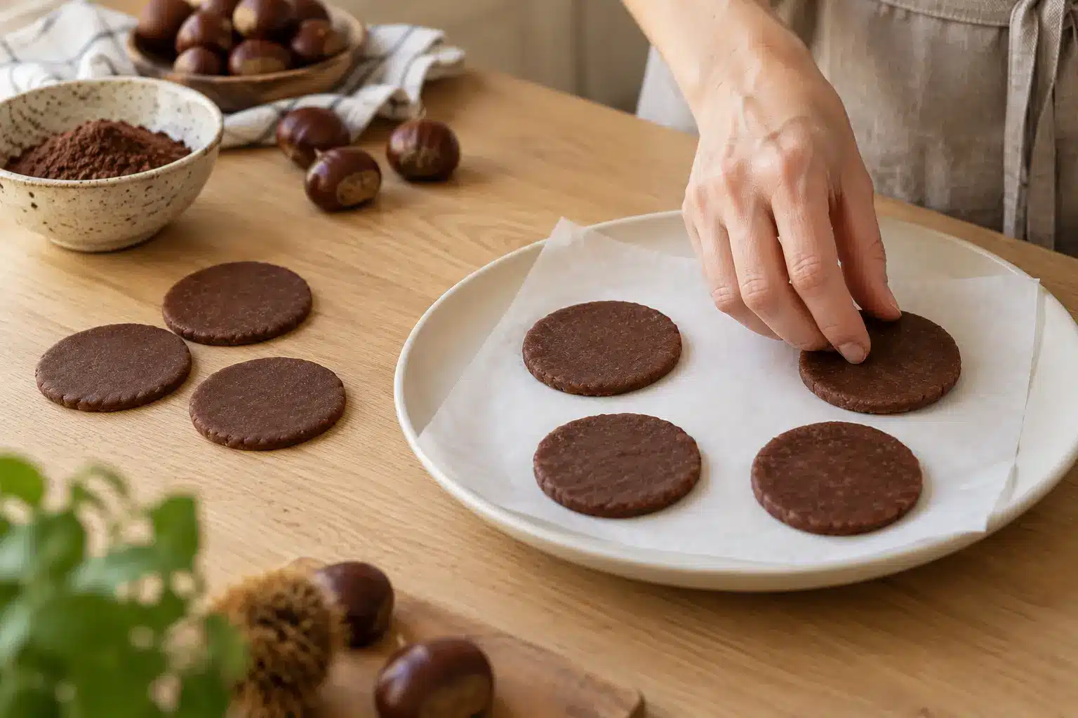 Paso 3: formar y repartir las galletas en tandas