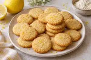 Galletas de harina de quinoa y limón sin gluten