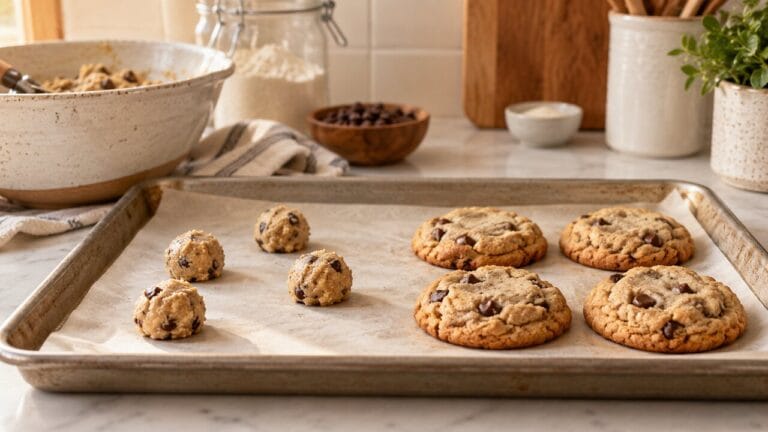 Galletas sin gluten que no se expanden durante el horneado