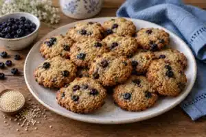 Galletas de quinoa con arándanos sin gluten