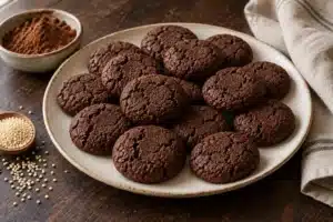 Galletas de quinoa con cacao sin gluten