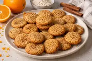 Galletas de quinoa con naranja y canela sin gluten