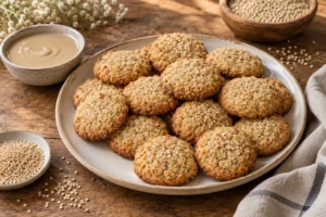 Galletas de quinoa y tahini sin gluten