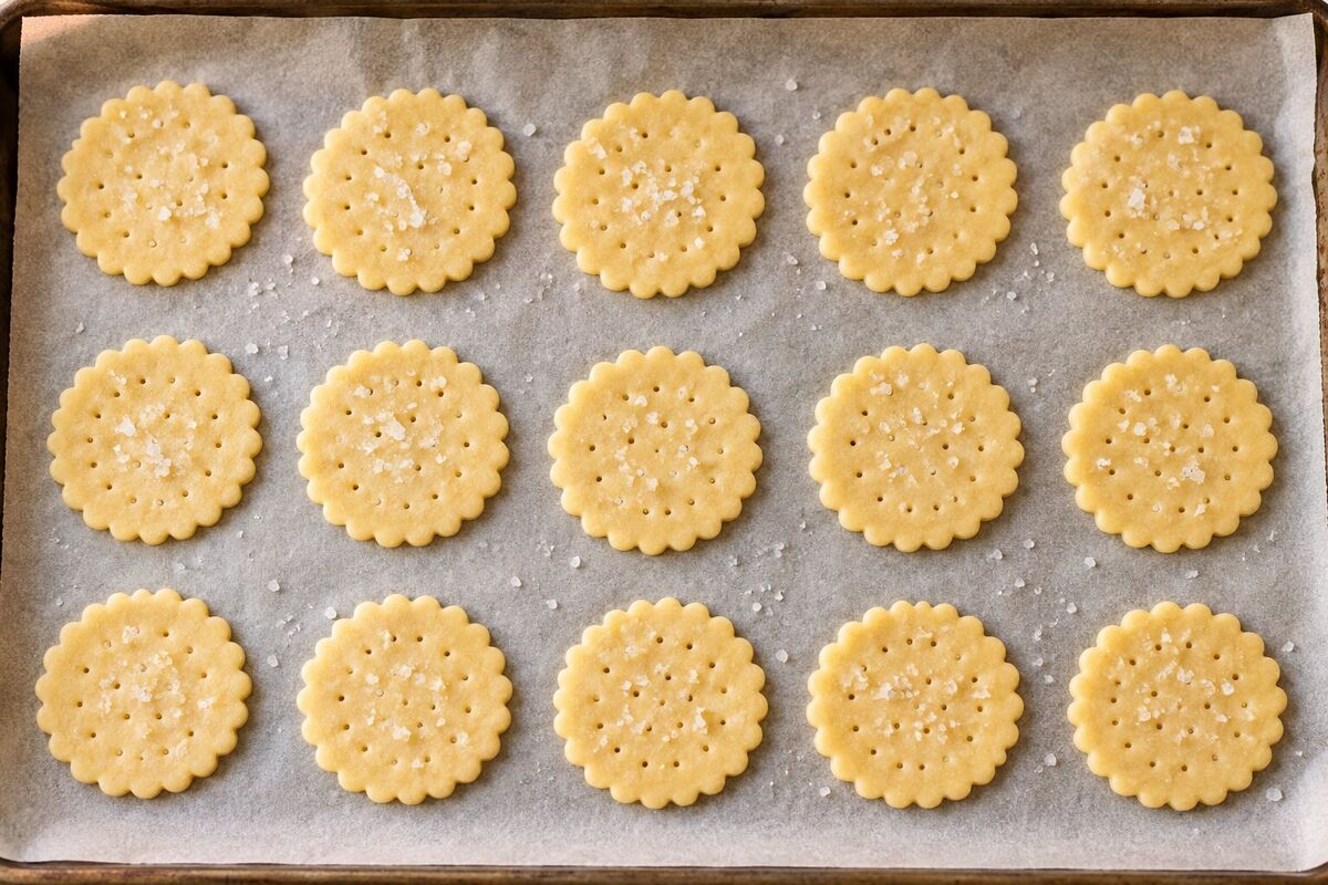 Galletas saladas tipo Ritz sin gluten, paso 3