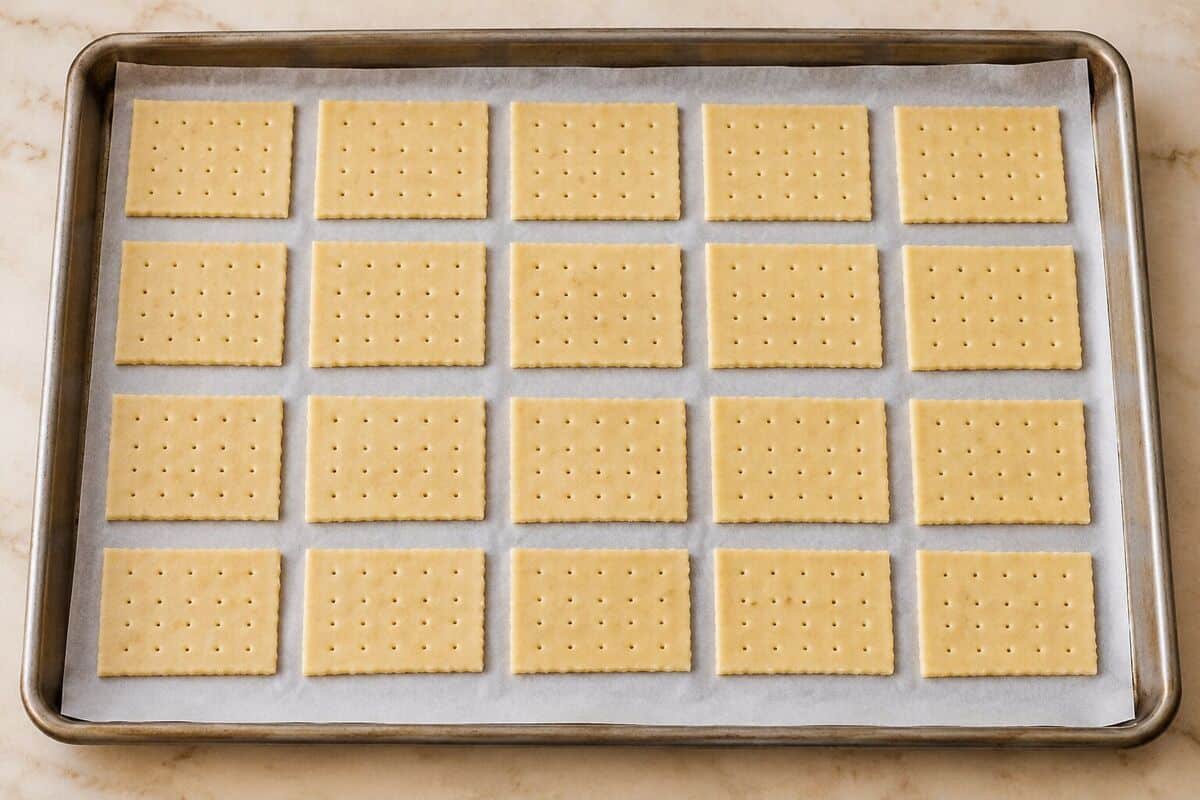 Galletas saladas tipo Tuc sin gluten, paso 3