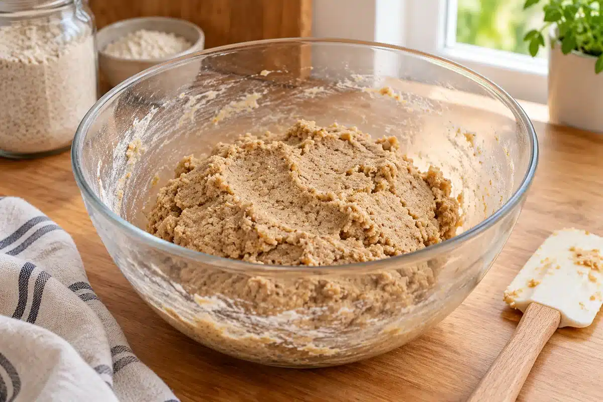 Masa de galletas tipo Digestive con trigo sarraceno y avena sin gluten