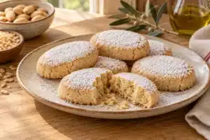 Polvorones sin gluten con aceite de oliva