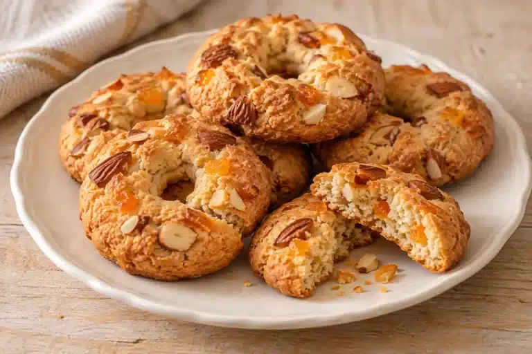Roccocò napolitanos sin gluten de almendra y naranja