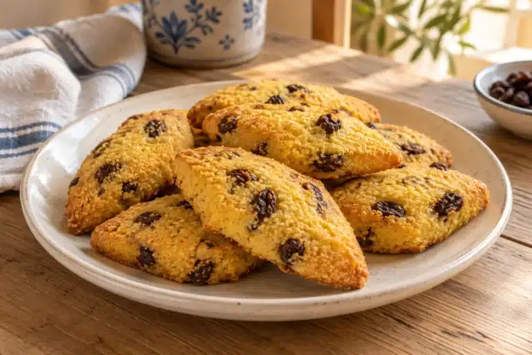 Resultado final: Zaletti sin gluten de polenta y pasas