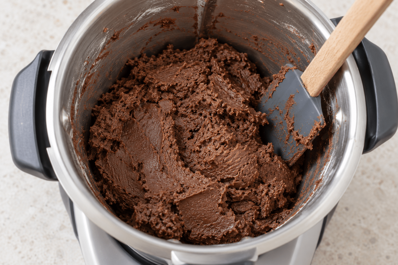 Galletas de arroz y cacao sin huevo: paso 2 de preparación