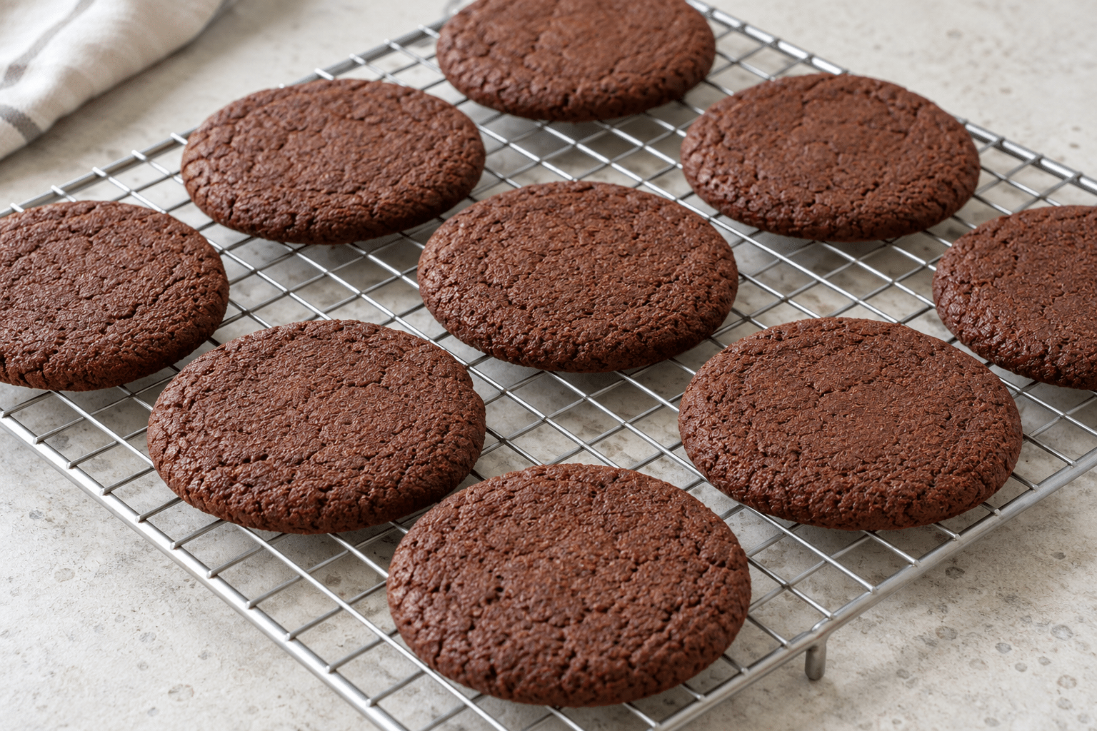 Galletas de arroz y cacao sin huevo: paso 4 de preparación