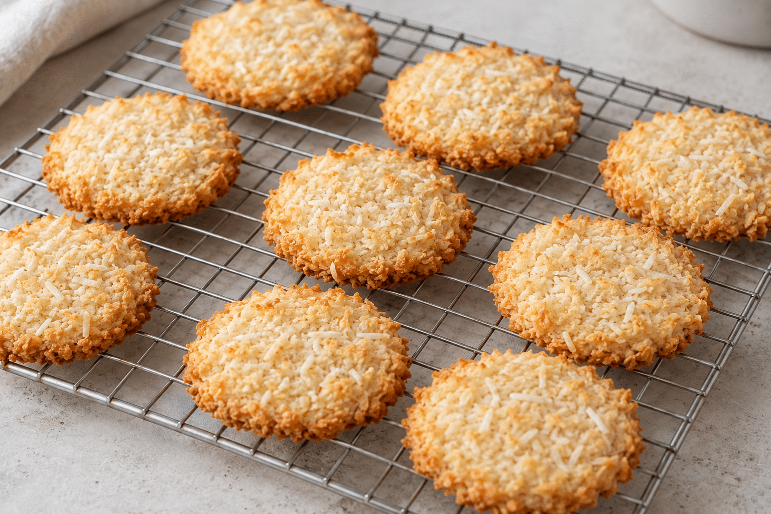 Galletas veganas de quinoa y coco: paso 4 de preparación