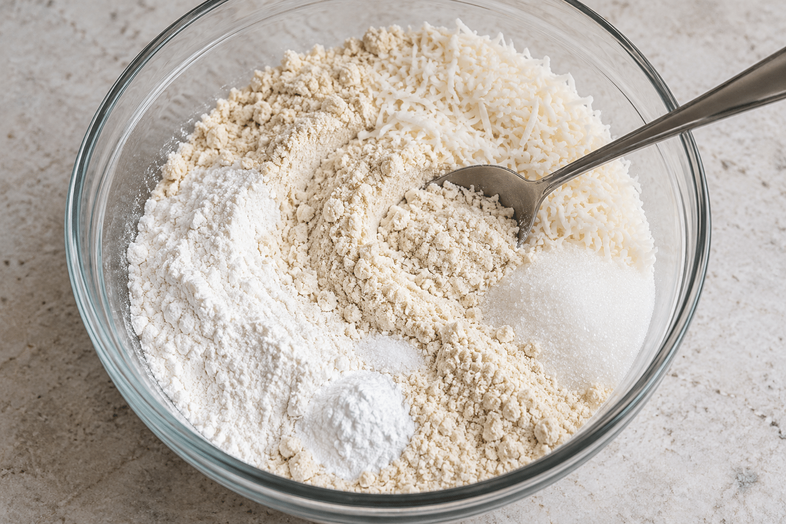 Galletas veganas de quinoa y coco: paso 1 de preparación
