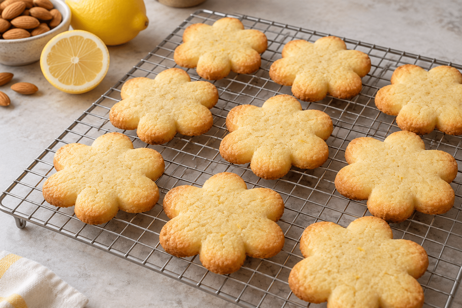 Galletas de almendra y limón: paso 4 de preparación
