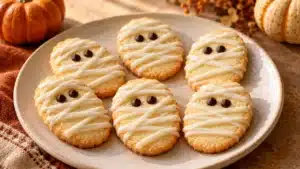 Galletas momia sin gluten y sin huevo con limón